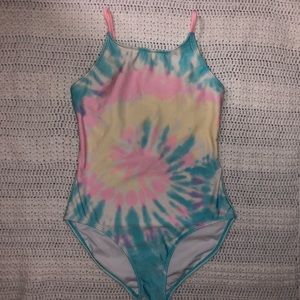 Girls Tye Dye Bathing Suit Cat & Jack Size 14/16